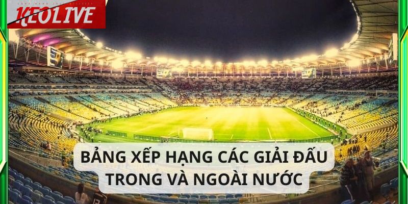 Những giải đấu có bản quyền và thu hút đông đảo người xem nhất trên Keolive